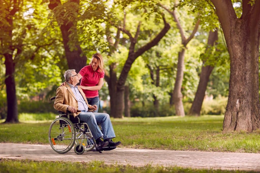 devoted to an elderly parent